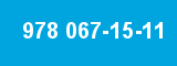 978 067-15-11 978 067-15-11